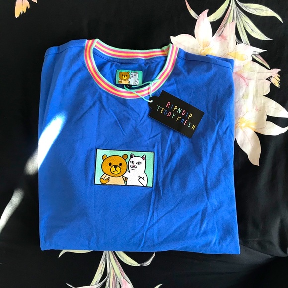 NWT Sold-Out Ripndip x Teddy Fresh Longsleeve - Picture 1 of 6
